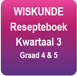 WISKUNDE resepteboek - Kwartaal 3 - Gr.4 & 5