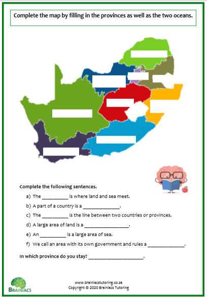 geography grade 4 term 2 brainiacs tutoring centre