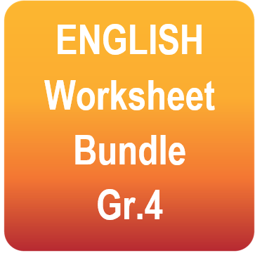 English worksheet bundle - Gr.4 HL & FAL