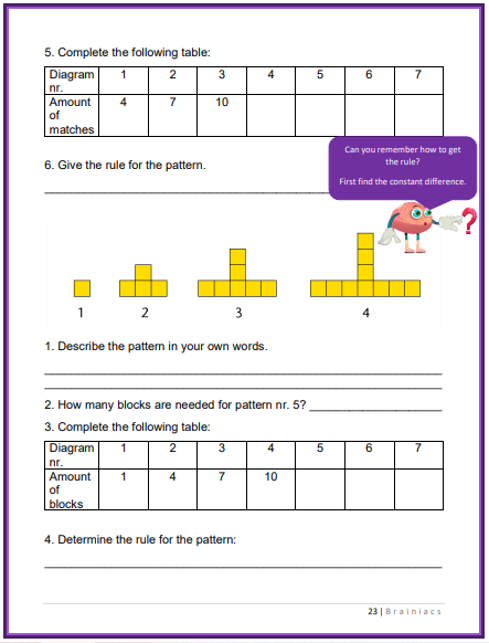 mathematics worksheets term 4 grade 4 brainiacs tutoring centre