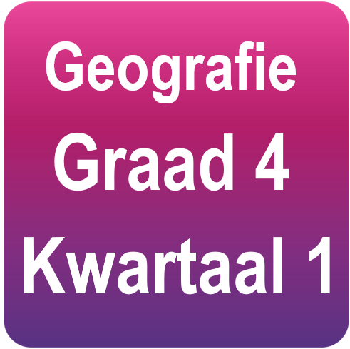 Geografie - Graad 4 - Kwartaal 1