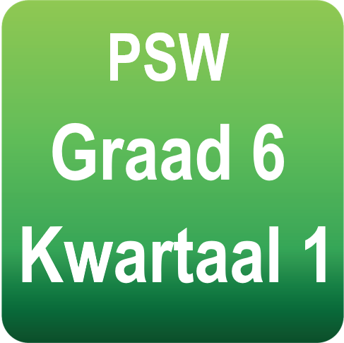 PSW - Graad 6 - Kwartaal 1
