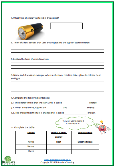 NST Worksheets - Grade 5 - Term 3 - Image 3