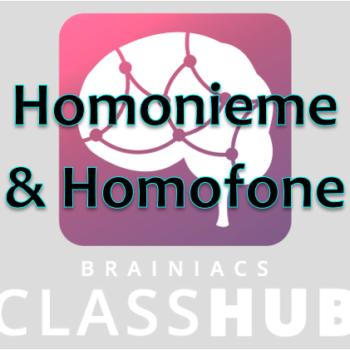 Homonieme en homofone