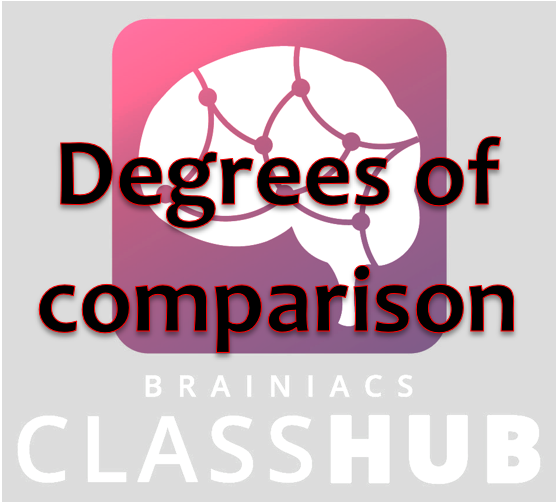 Degrees of comparison