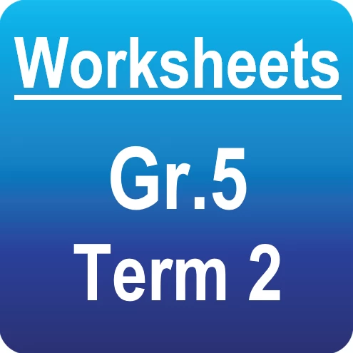 NST worksheets - Gr.5 - Term 2