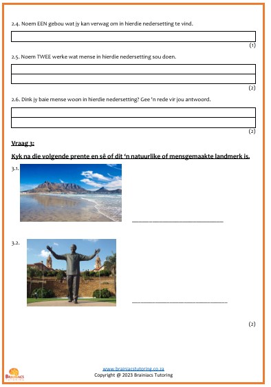 Geografie toets - Gr.4 - Kwartaal 1 - Image 4