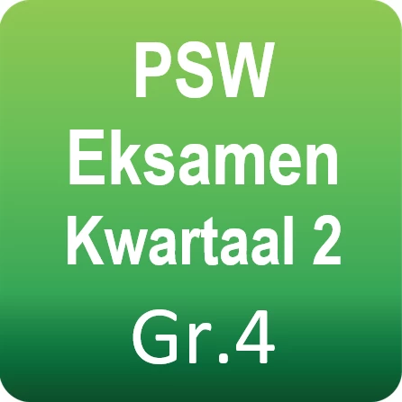 PSW eksamen - Graad 4 - Kwartaal 2