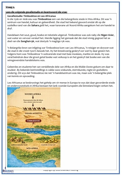 Gr.7 Geskiedenis toets - Kwartaal 1 - Image 4