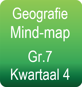 Geografie Mindmaps - Gr.7 Kwartaal 4